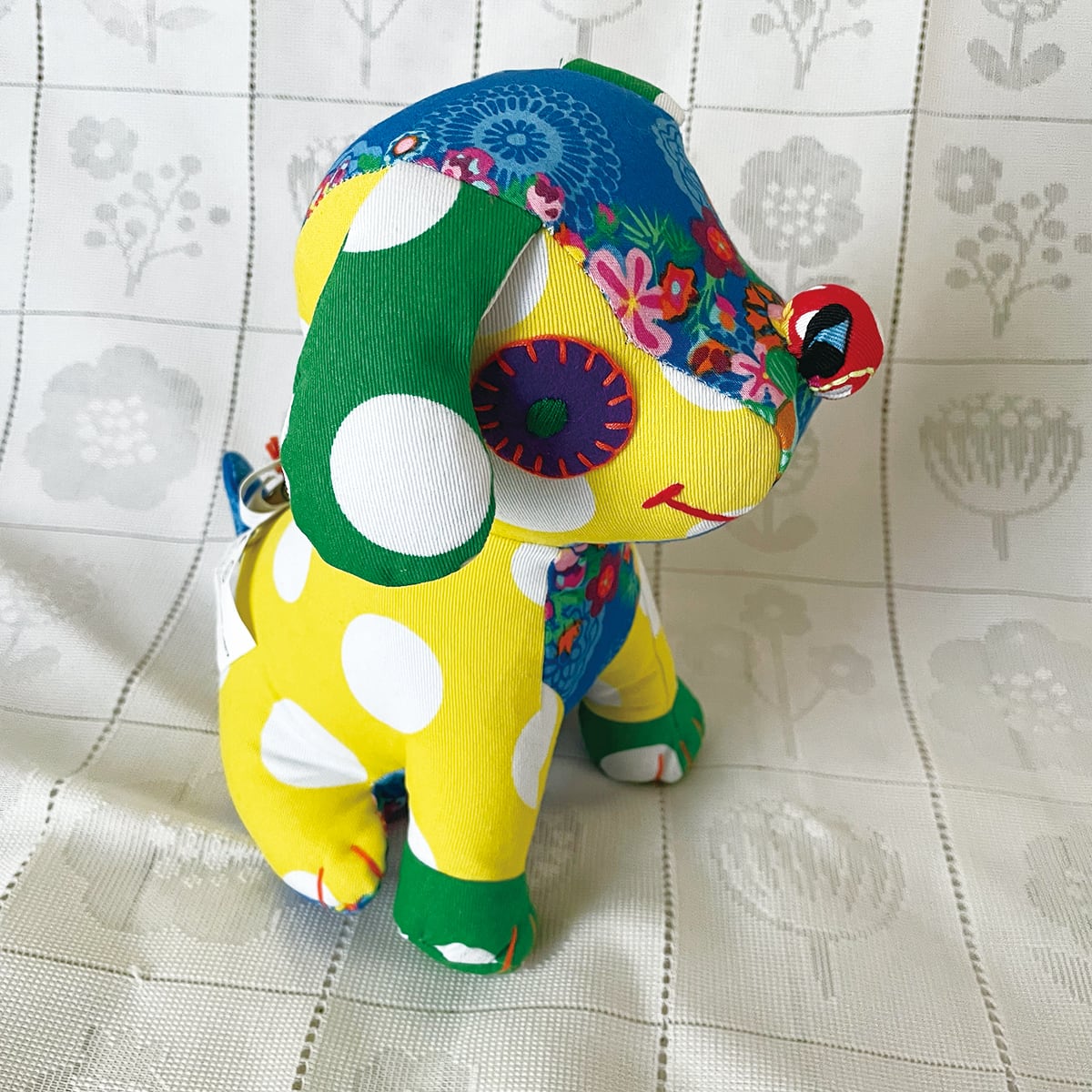 Ginger】パッチワーク ドッグ ぬいぐるみ | aruiteru | 歩いてる