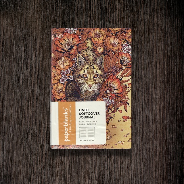 言葉の道具　Paperblanks(ペーパーブランクス)　ノート　Flexis　リンクス・ライジング　罫線（ミニ） 　208ページ