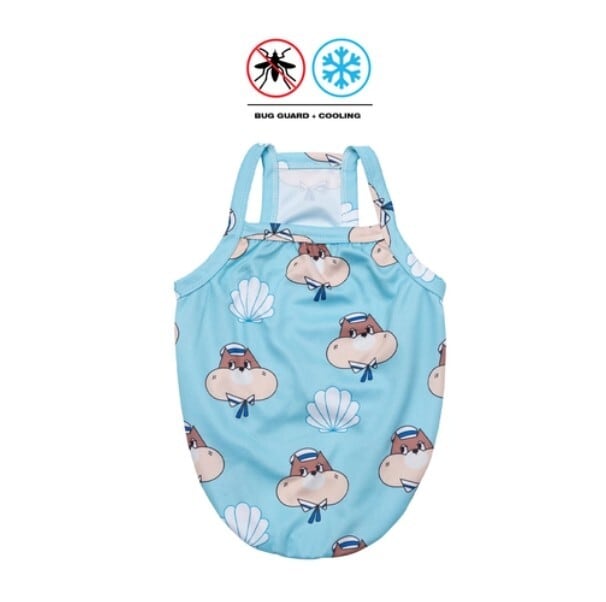 即納【andblank】Marine Chippy Bug Guard Cooling Sleeveless