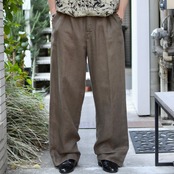 banana republic Dawson brown linen wide pants