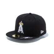 NEW ERA 59FIFTY/5950 Shohei Ohtani American League MVP & Home Runs Leaders ロサンゼルス・エンゼルス ブラック × ホワイト　日本正規品