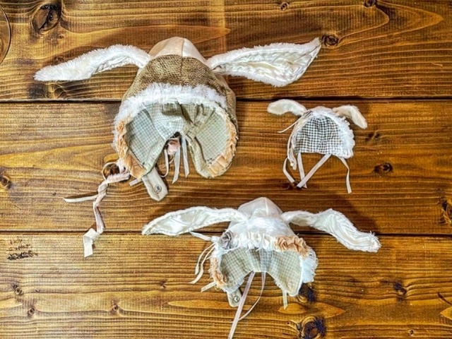 『bonnet de lapin blanc』｜Lサイズ