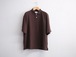 EVCON” KANOKO POLO S/S TEE D BROWN”