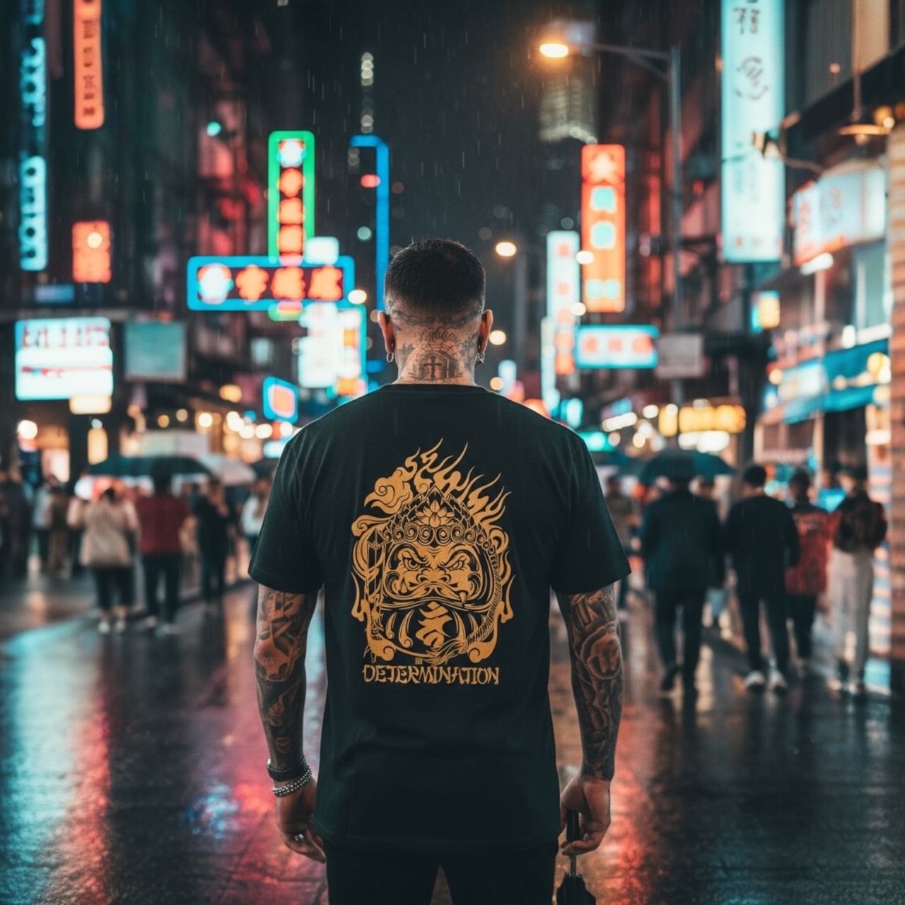 不動明王 BLACK×COPPER S/S T-Shirt