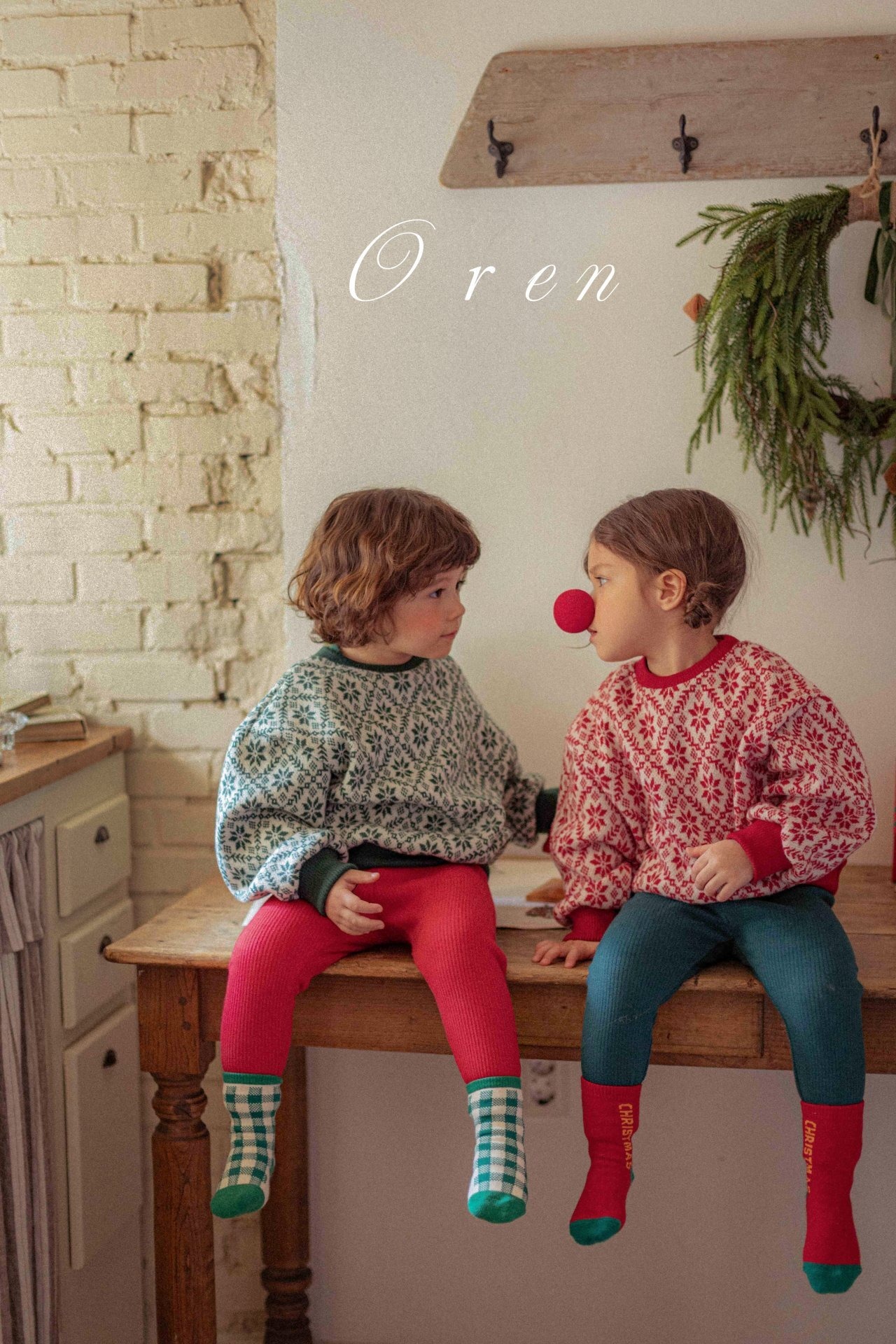 Oren X-mas［取寄］ hoho 起毛 leggings