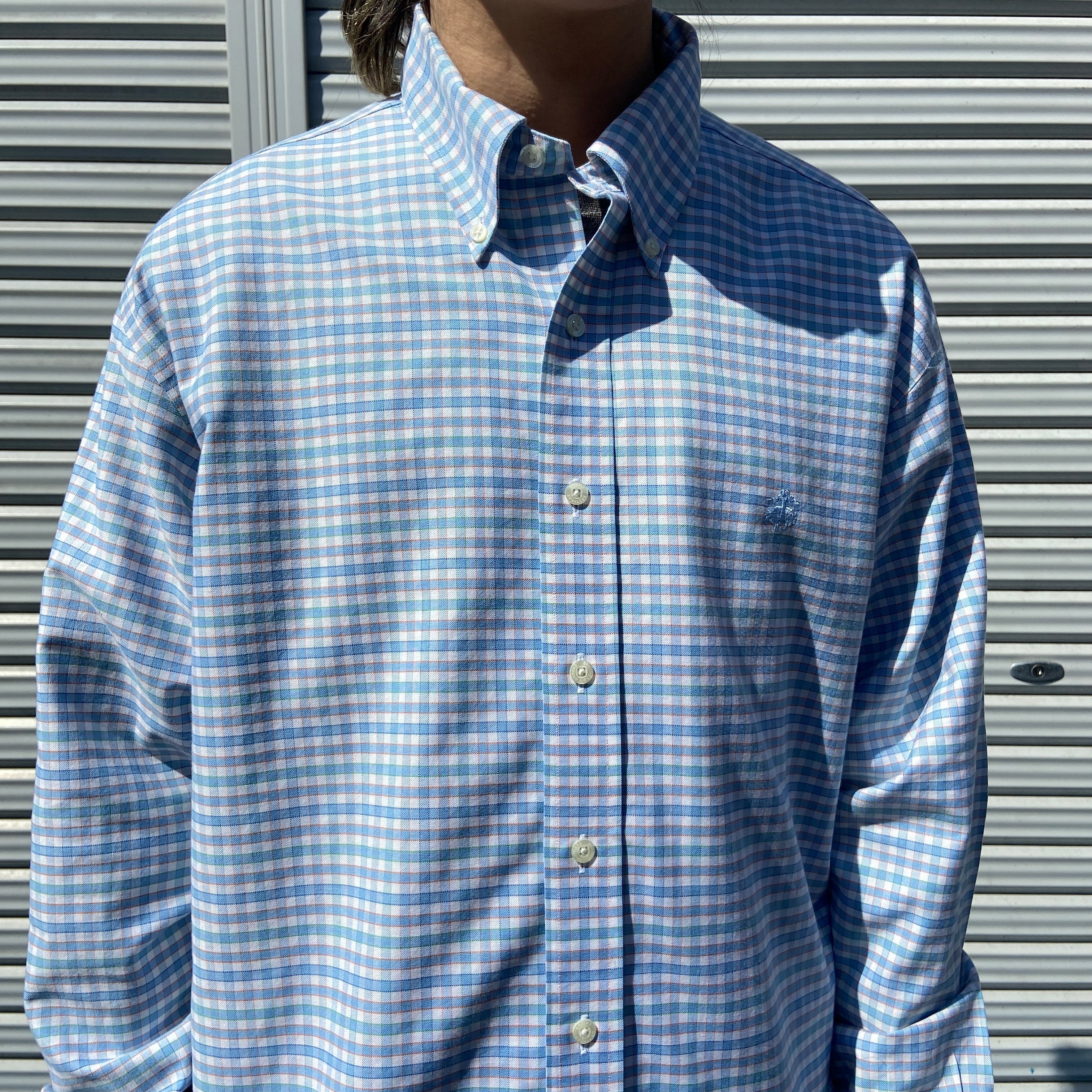 Brooks Brothers ブルックスブラザーズ チェックシャツ メンズL 古着