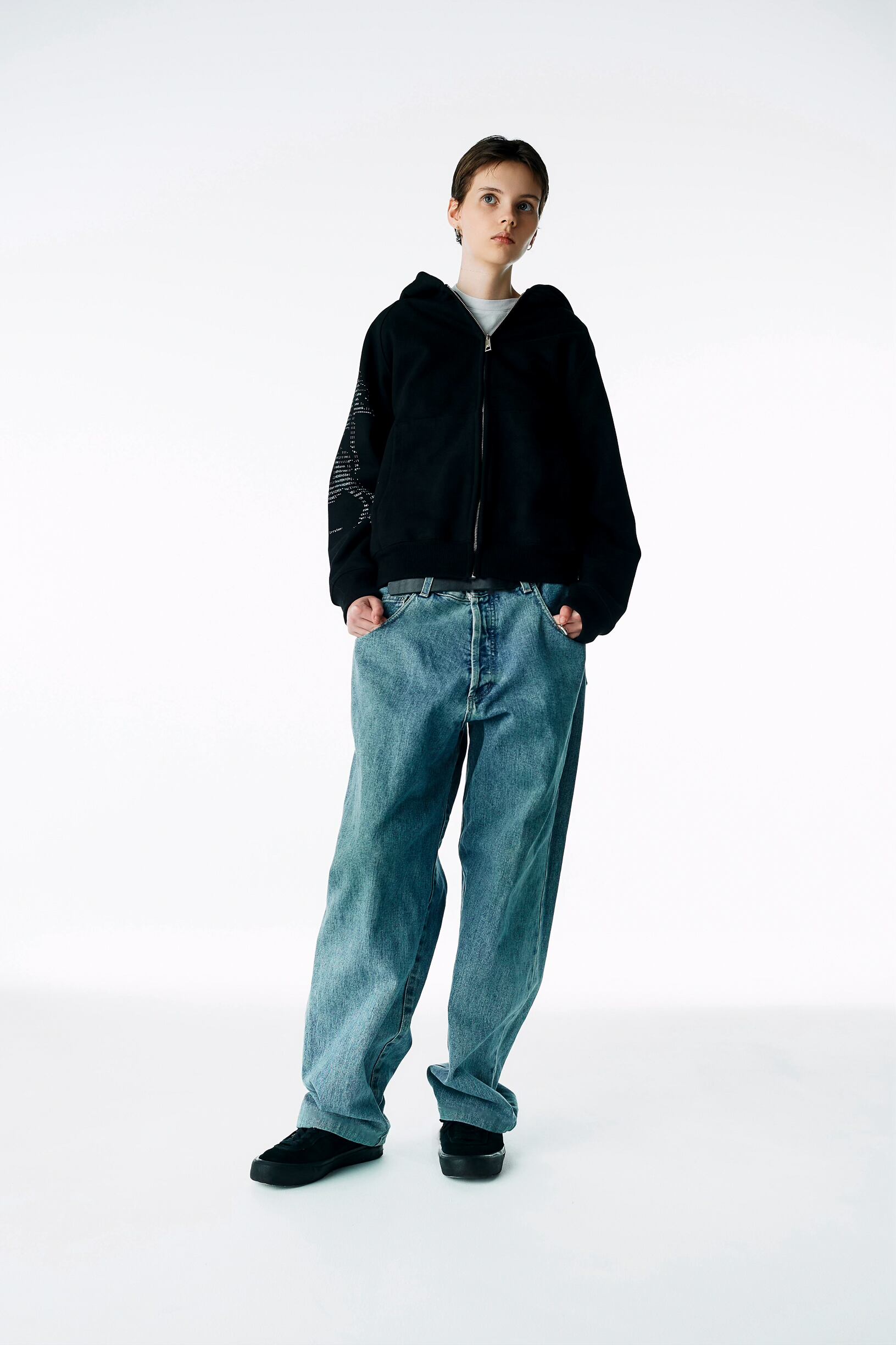 gadid anoniem BERNY NAVY トップス 