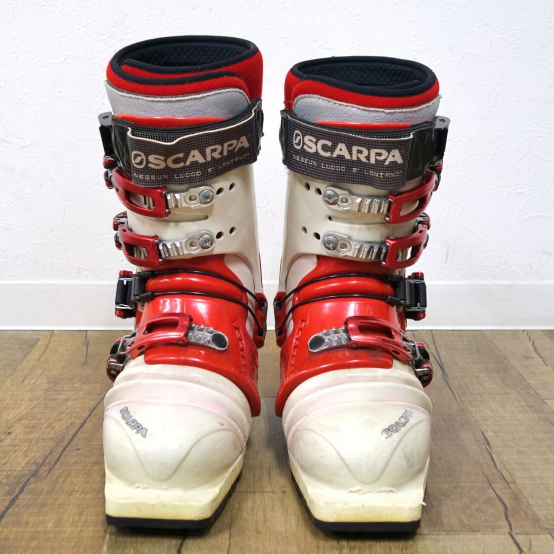 スカルパ SCARPA T RACE テレマーク スキーブーツ 27cm 75mm 3ピン 