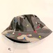 Painting Processing Camouflage Pattern Hat　Gray
