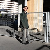 ヴィンテージCarhartt Coveralls 、KUON別注スウェットコーディネート