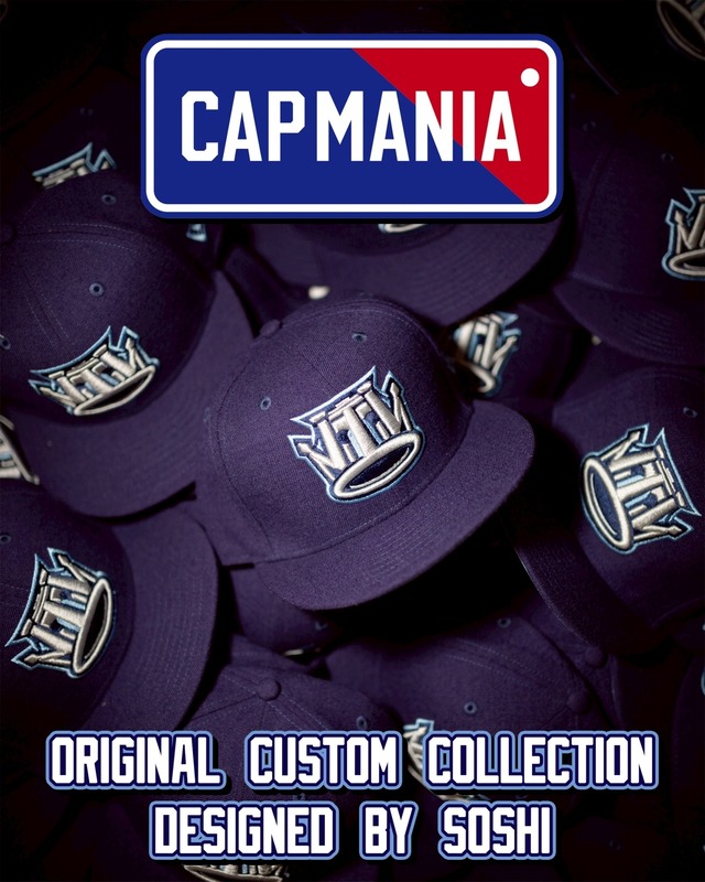 CAPMANIA Exclusive BROOKLYN CYCLONES(JEFES)/NAVY-SKY BLUE Designed by SOSHI