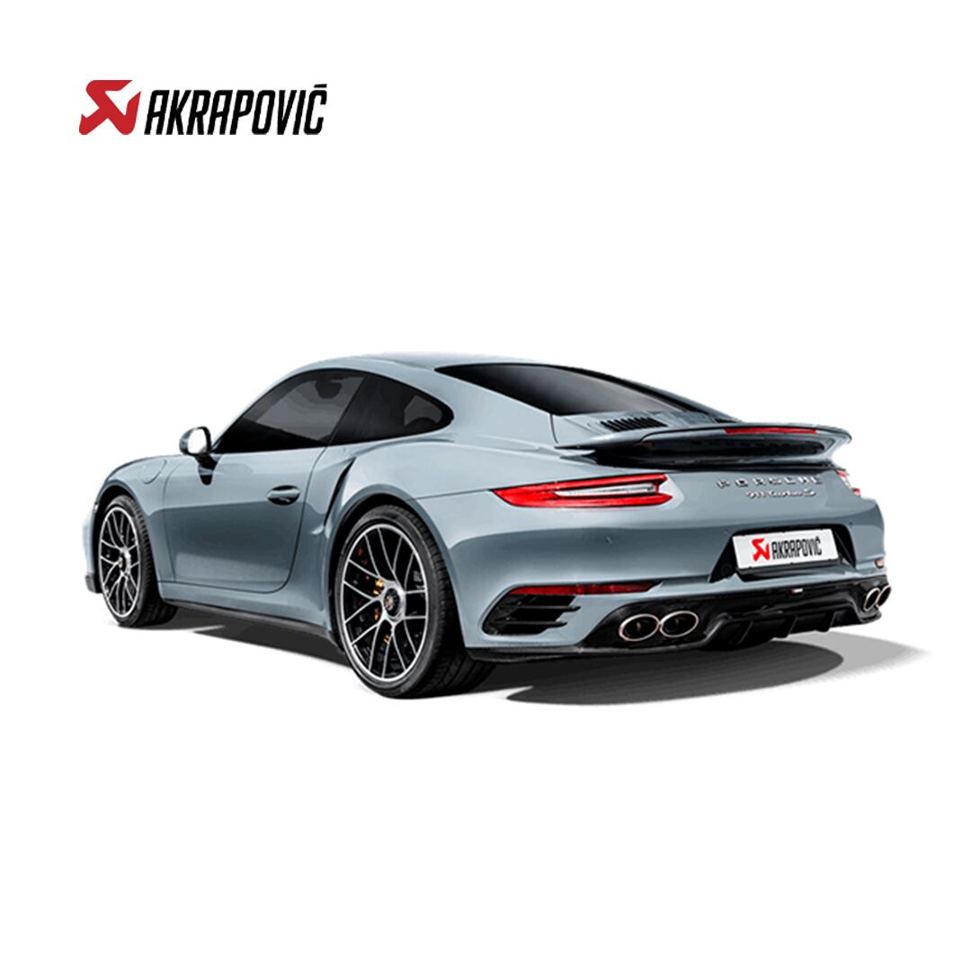 AKRAPOVIC PORSCHE / ポルシェ 911 TURBO / TURBO S (991.2) Rear Carbon fiber diffuser - High Gloss