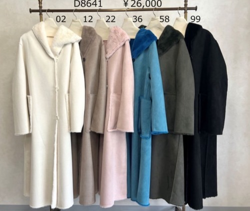 DOSDIOSAS フェイクムートンコート　D8641