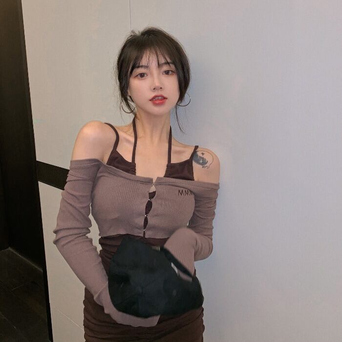 スリーブドレス 長袖カーディガン ロング レース ノースリーブ レースアップ ドラファッションホール54172905095