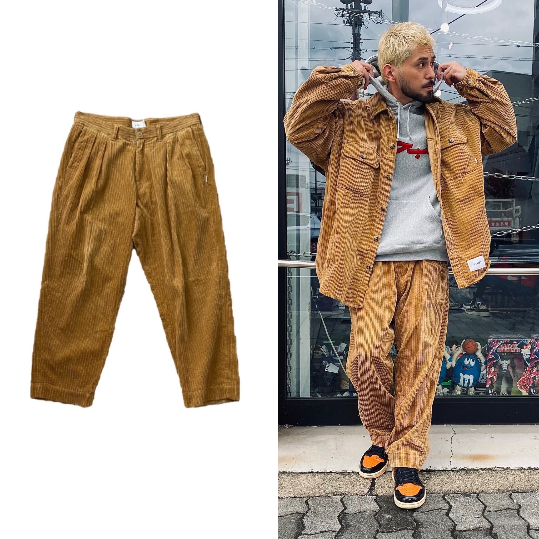 WTAPS TUCK 02 / TROUSERS コーデュロイ-