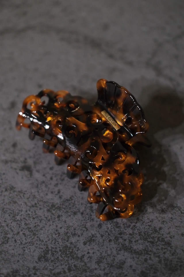 【FETICO】BIJOU CLASSIC HAIR CLIP -Brown-