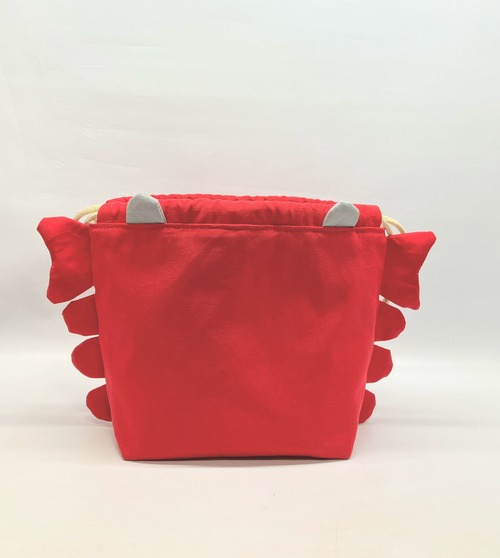 カニ　保冷お弁当袋　ランチバック｜とりさん工房ーかわいいハンドメイドポーチ