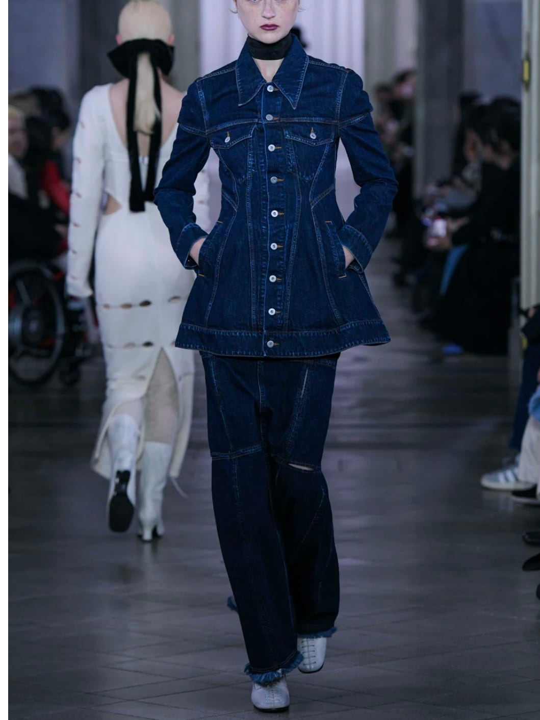 24AW】FETICO フェティコ / DENIM SLIT JACKET | TRENT 24AW】FETICO フェティコ / DENIM SLIT JACKET | TRENT