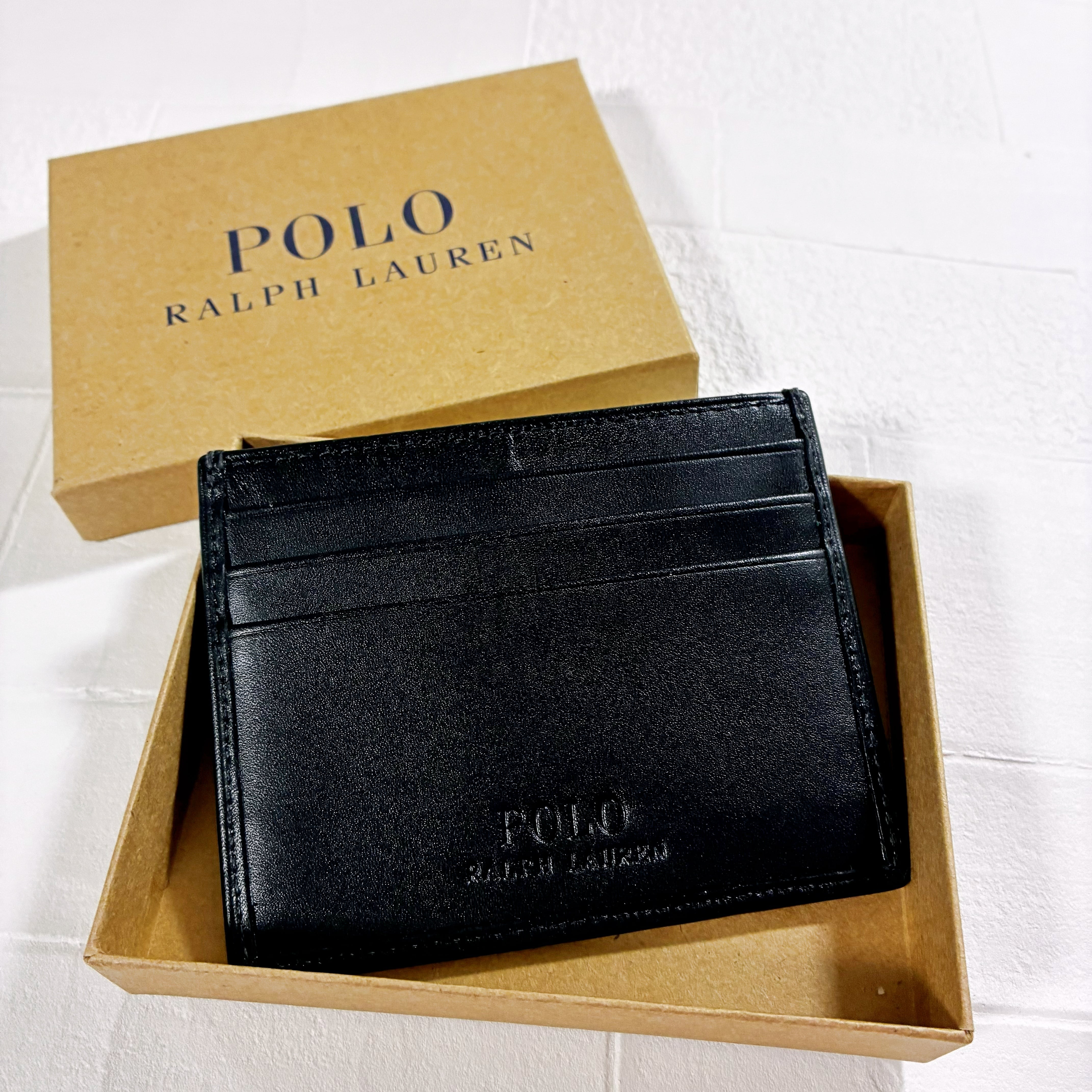 Polo Ralph Lauren ポロベア レザー カードケース 名刺入れ | It's