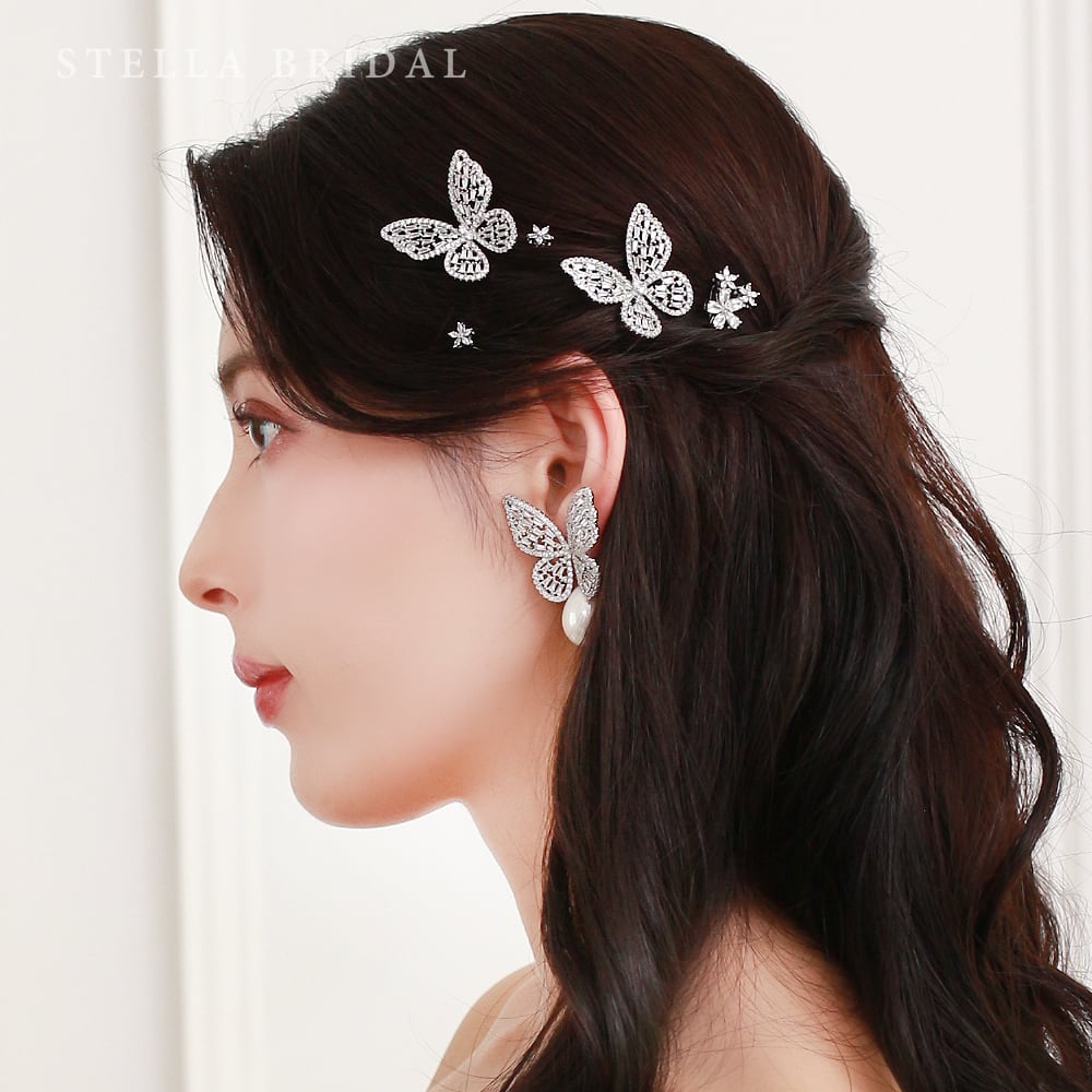 キュービックジルコニア 結婚式 ヘアーコーム メルヴィーユ 206962c82d3c5d6cb725f94318324f