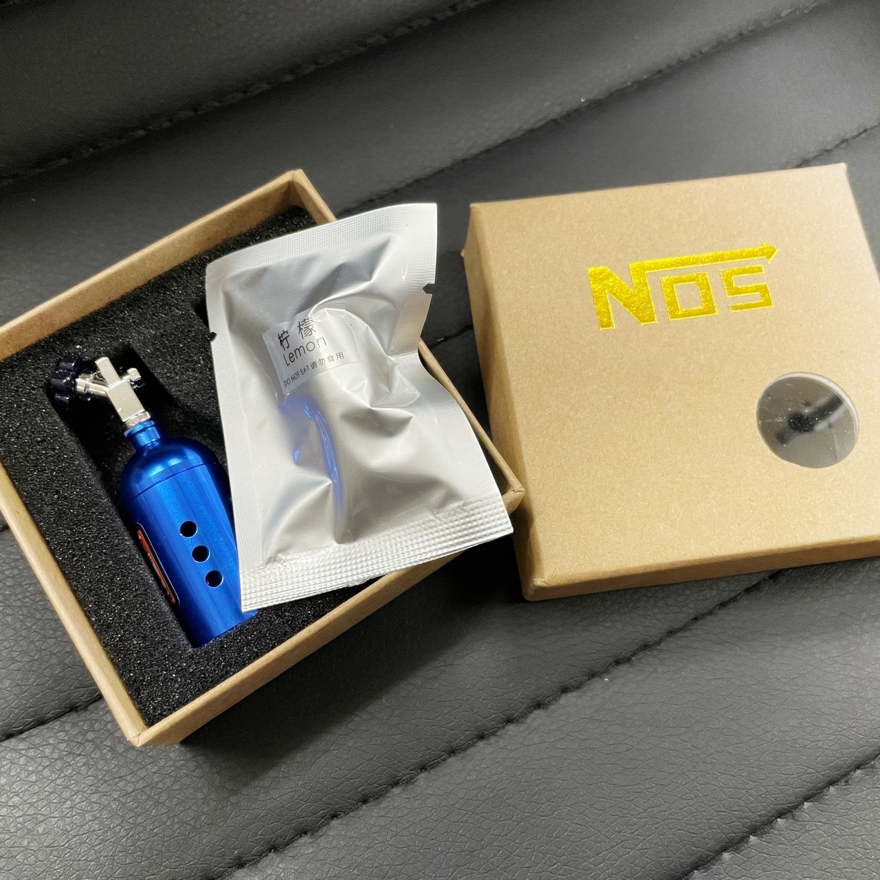 NOSタンクエアフレッシュナー（ブルー：レモン）