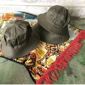 80's French army hbt bush hat "dead stock"