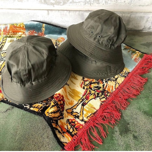 80's French army hbt bush hat "dead stock"