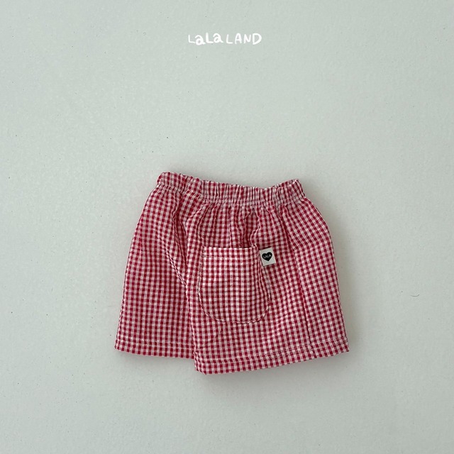 《予約》送料無料【lalaland】Seersucker Check Shorts