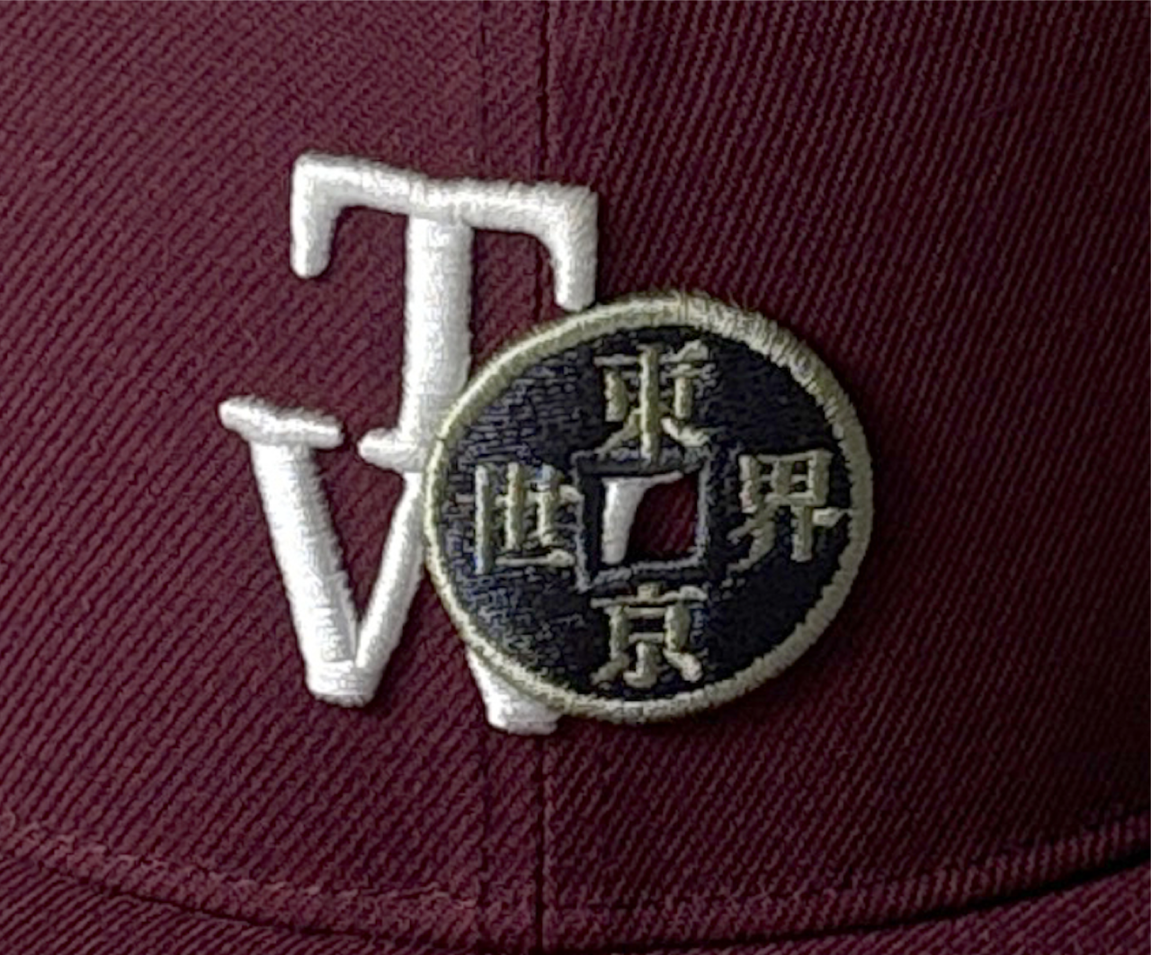 BASE BALL CAP【和同開珎】【BORDEAUX】