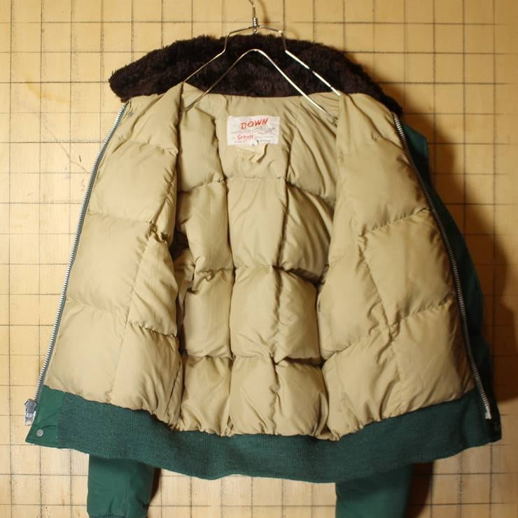 USA製 70s Schott ショット DOWN ET PLUME ダウン ジャケット メンズM