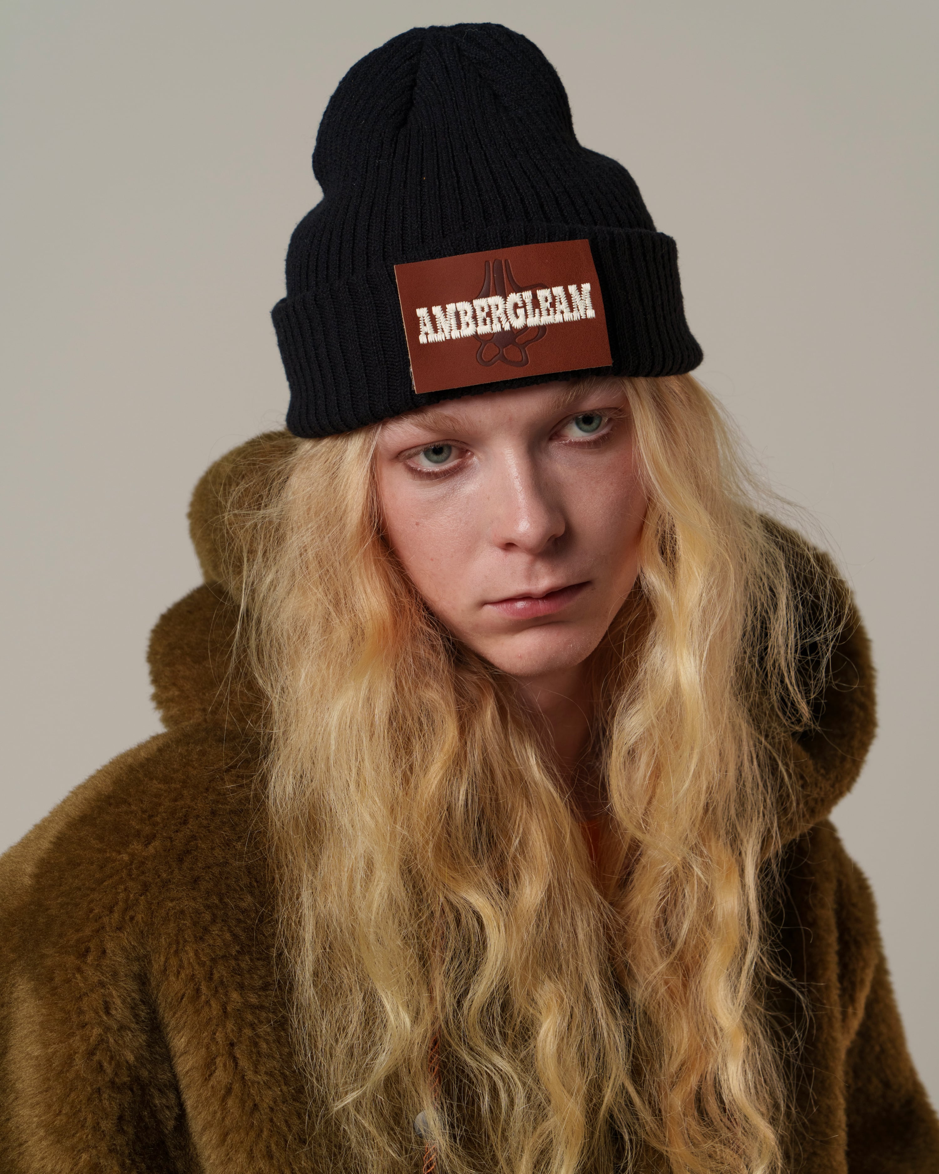 AMBERGLEAM | Concho Knit Cap / Black | AMBERGLEAM