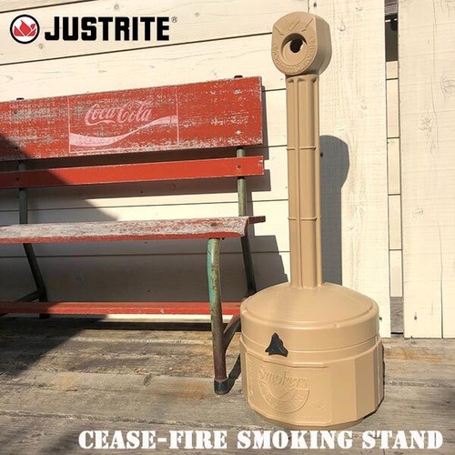 CEASE-FIRE SMOKING STAND シースファイア・スモーキングスタンド JUSTRITE社 灰皿 インダストリアル made in U.S.A