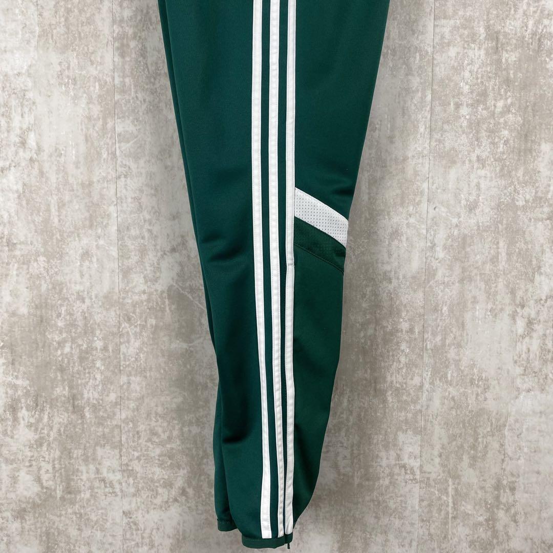 ADIDAS トラックパンツ  チェック柄 緑 Sサイズ