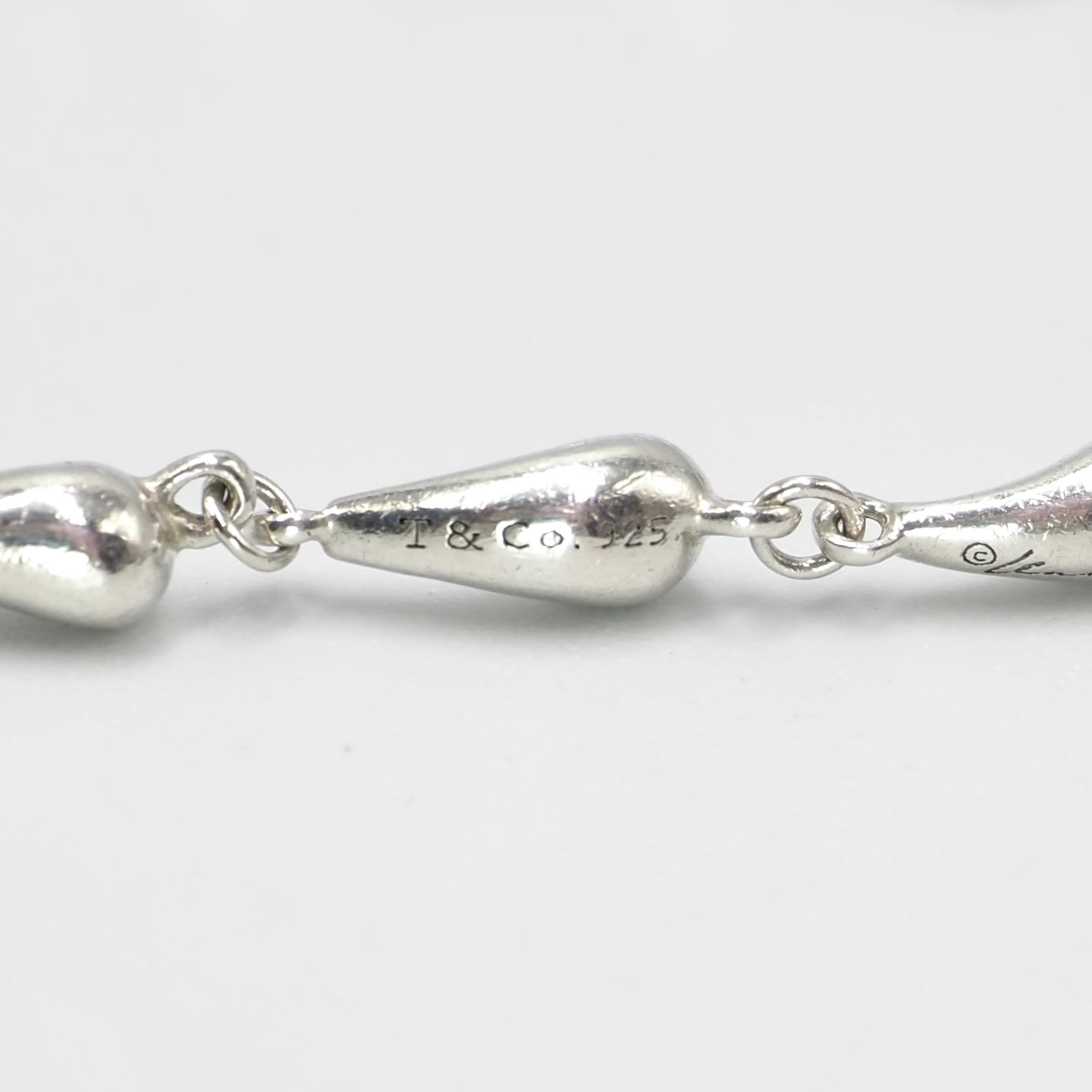 Tiffany&Co. ティアドロップ リンク ブレスレット シルバー925