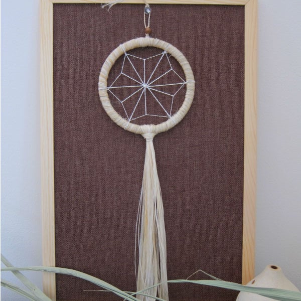 春バーゲン 精麻の麻柄ドリームキャッチャー 最安値