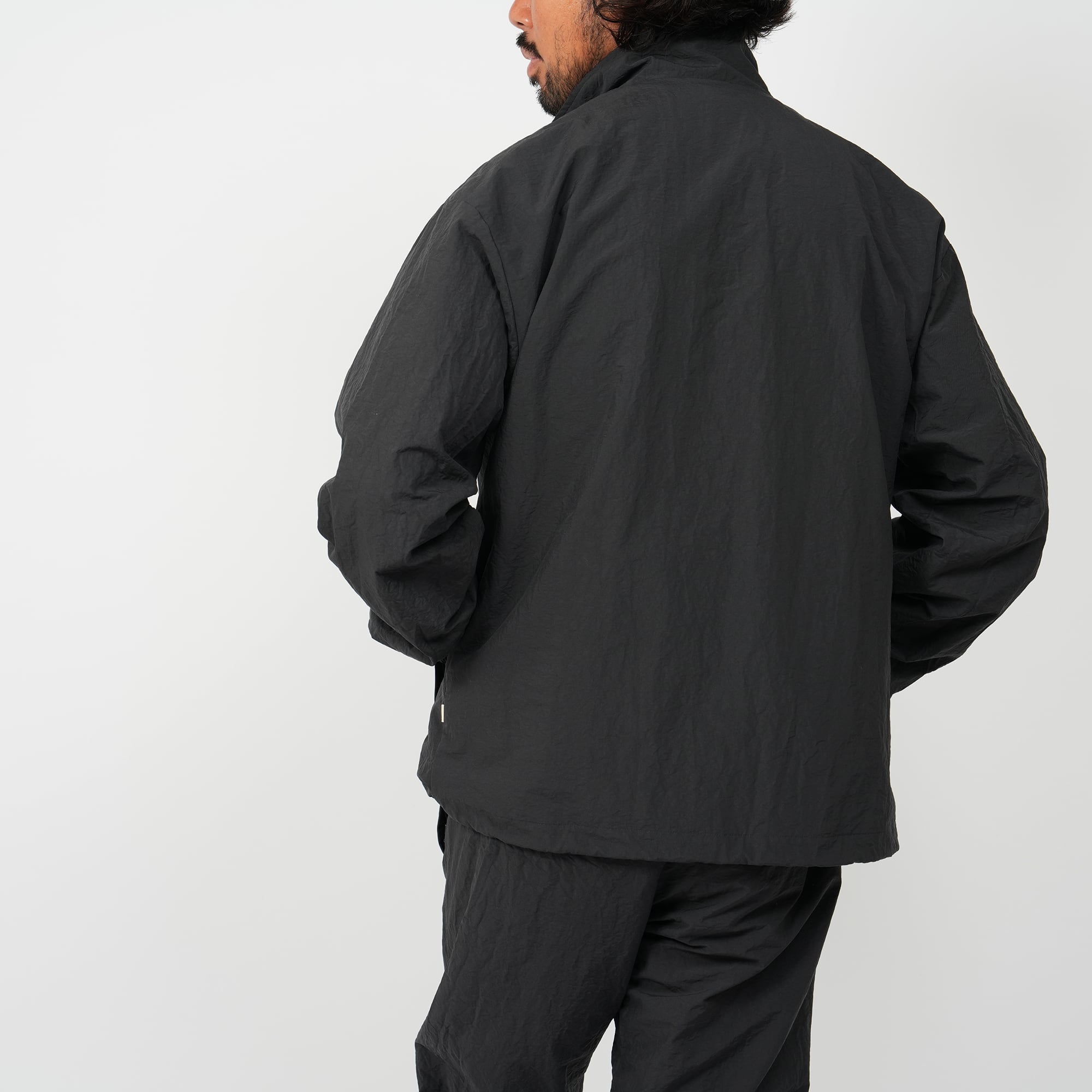 Recycled Nylon Water-repellent Zip-up Jacket