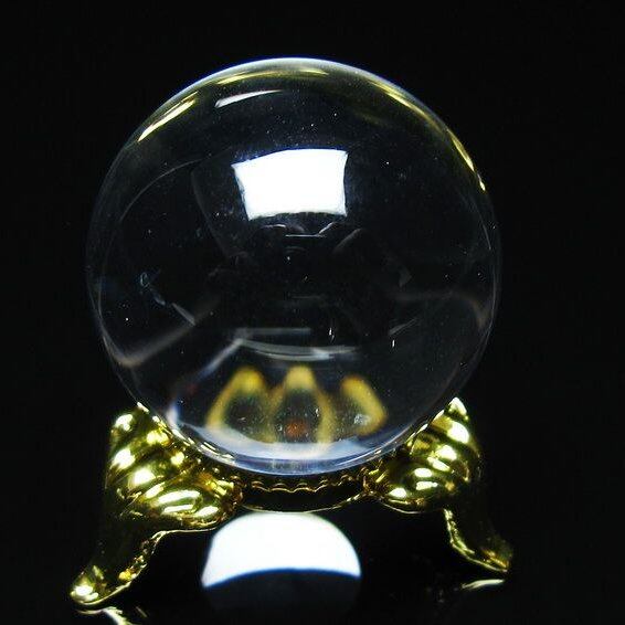 水晶 丸玉 30mm 一点物 141-7688