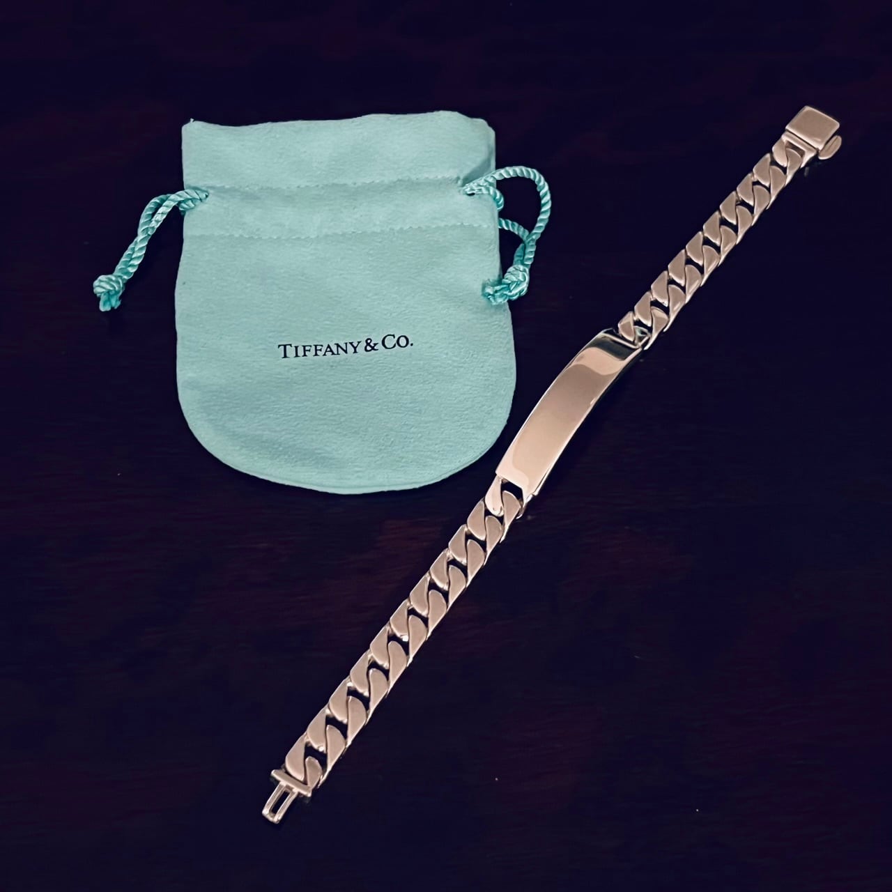 VINTAGE TIFFANY & CO. ID Bracelet Sterling Silver | ヴィンテージ