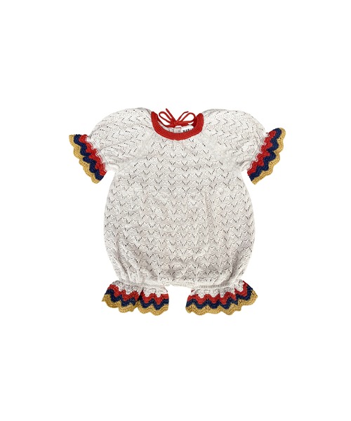 【即納】MABLI / Marine Romper - Shell Melange