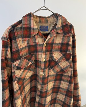 -Pendleton- Vintage 70s L Board Shirt made in USA