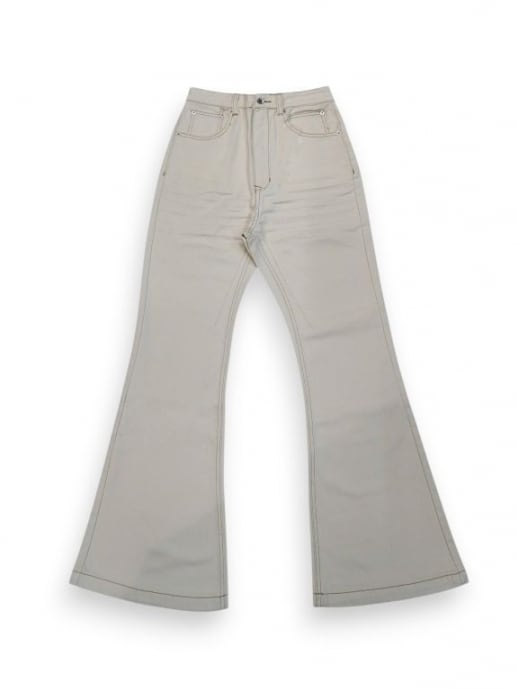 【PLANET STUDIO】sand mist flare denim pants
