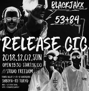 12月2日(日) BLACKJAXX & 53+84 アルバムリリースGIG 前売チケット【取り置き】