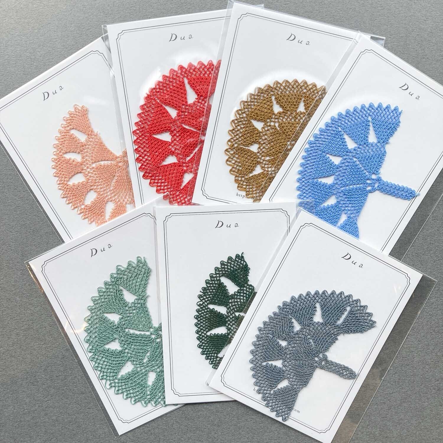 再入荷〉扇型手編みトルコオヤレース（シルク/7色） | Dua