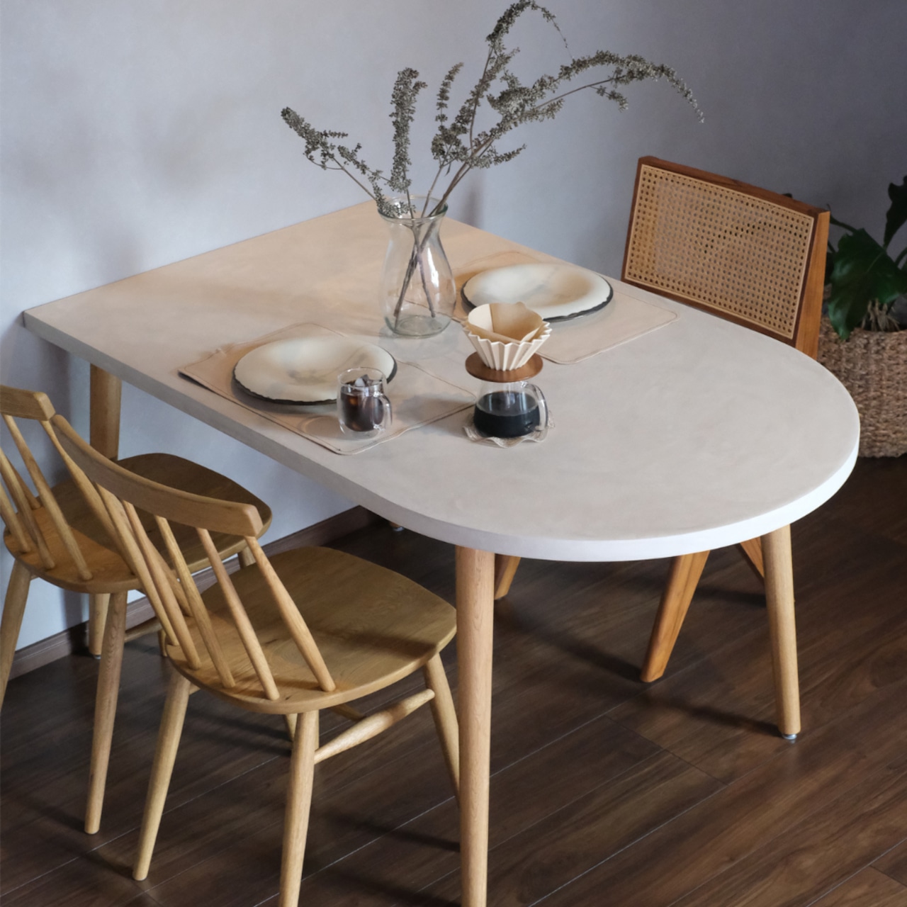 ダイニングテーブル/Half Oval