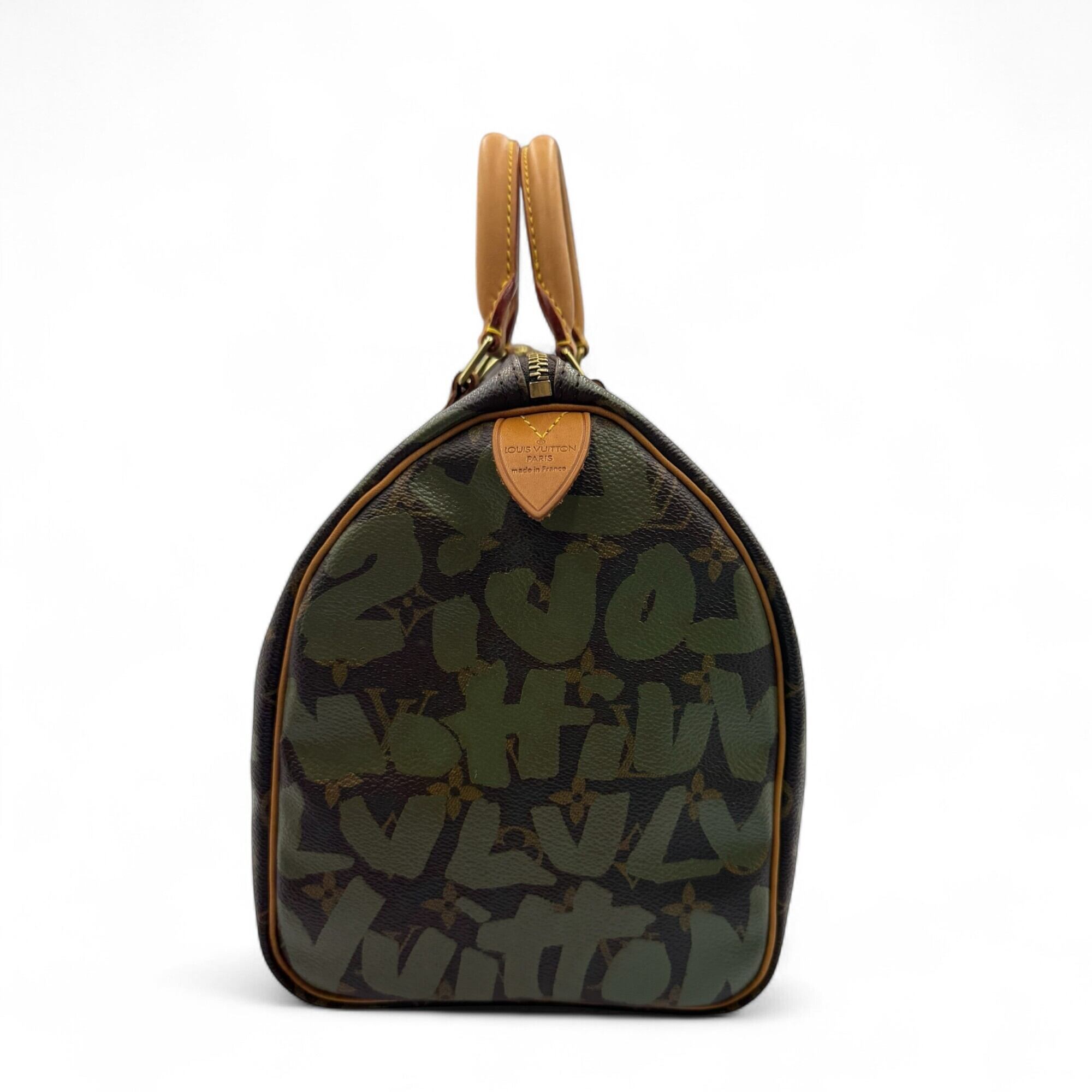 ルイヴィトン スピーディ30 モノグラム ミニボストンバッグ ブラウン C15 LOUIS VUITTON】ルイヴィトン モノグラム グラフィティ スピーディ30