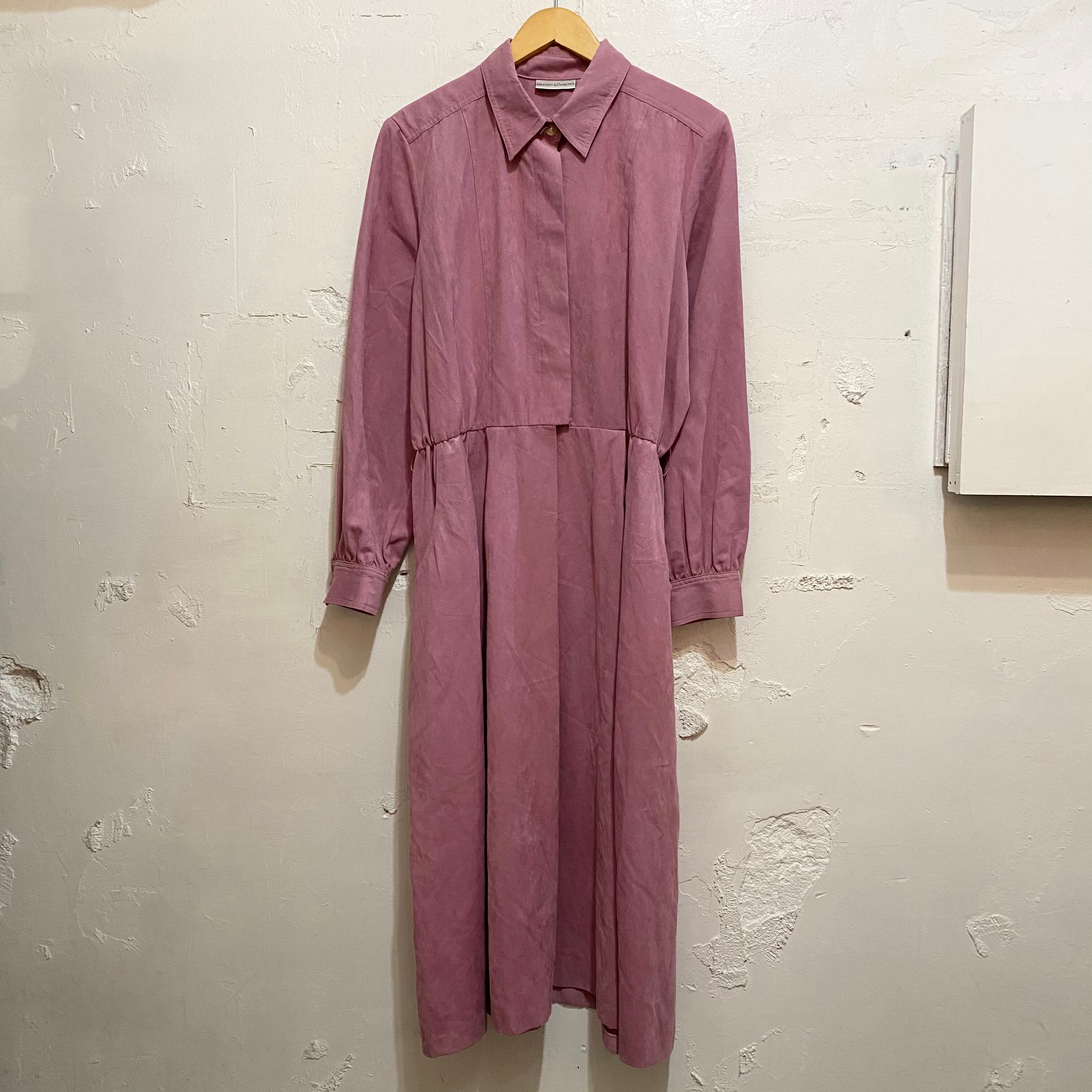 80s 90s Liz claiborne ブラックワンピース ビッグシルエット