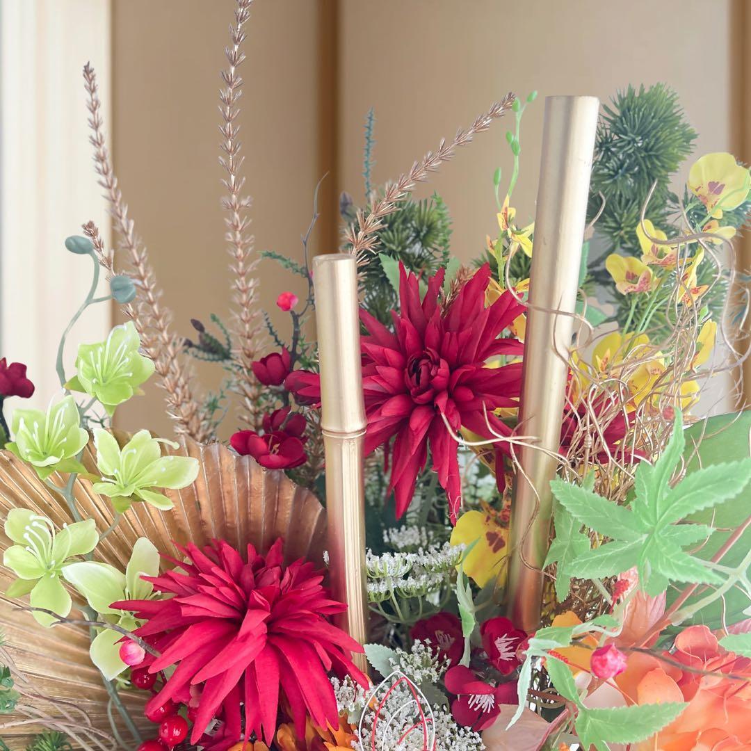 特大LLサイズ門松｜豪華正月アレンジ｜商業用・店舗用一点 LL特大門松アレンジメント 雅な豪華お正月飾り 商業用門松 店舗用門松