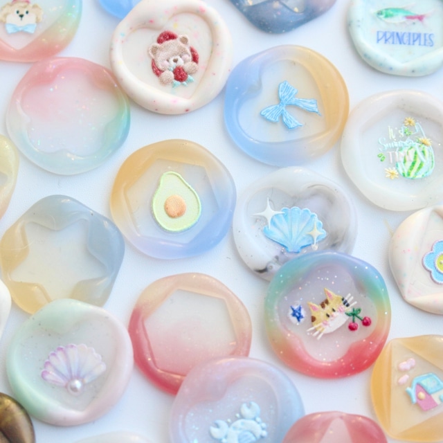 【New】Wax seal stamp│ Blank mini【15mm】