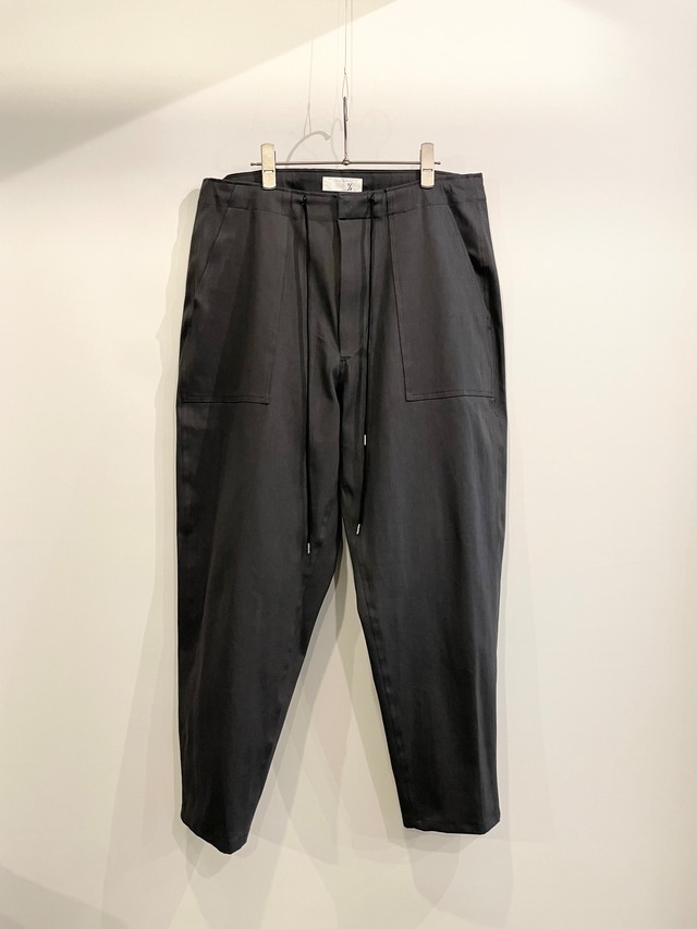 T/f G5 stretch rigid denim tapered fatigue pants - imperfection black