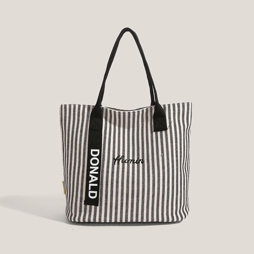 striped logo tote bag　ストライプロゴトートバッグ　J1454